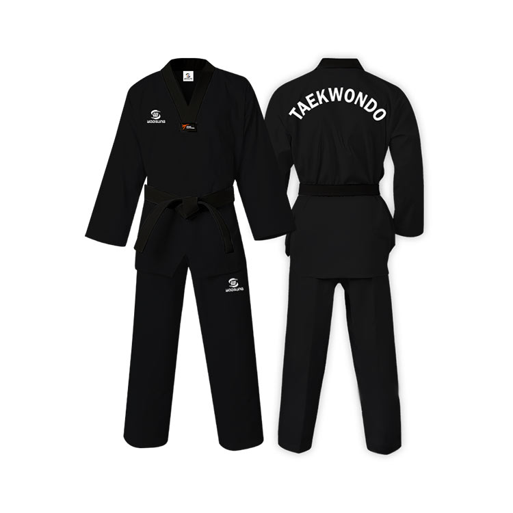 Zwart Taekwondo-uniform